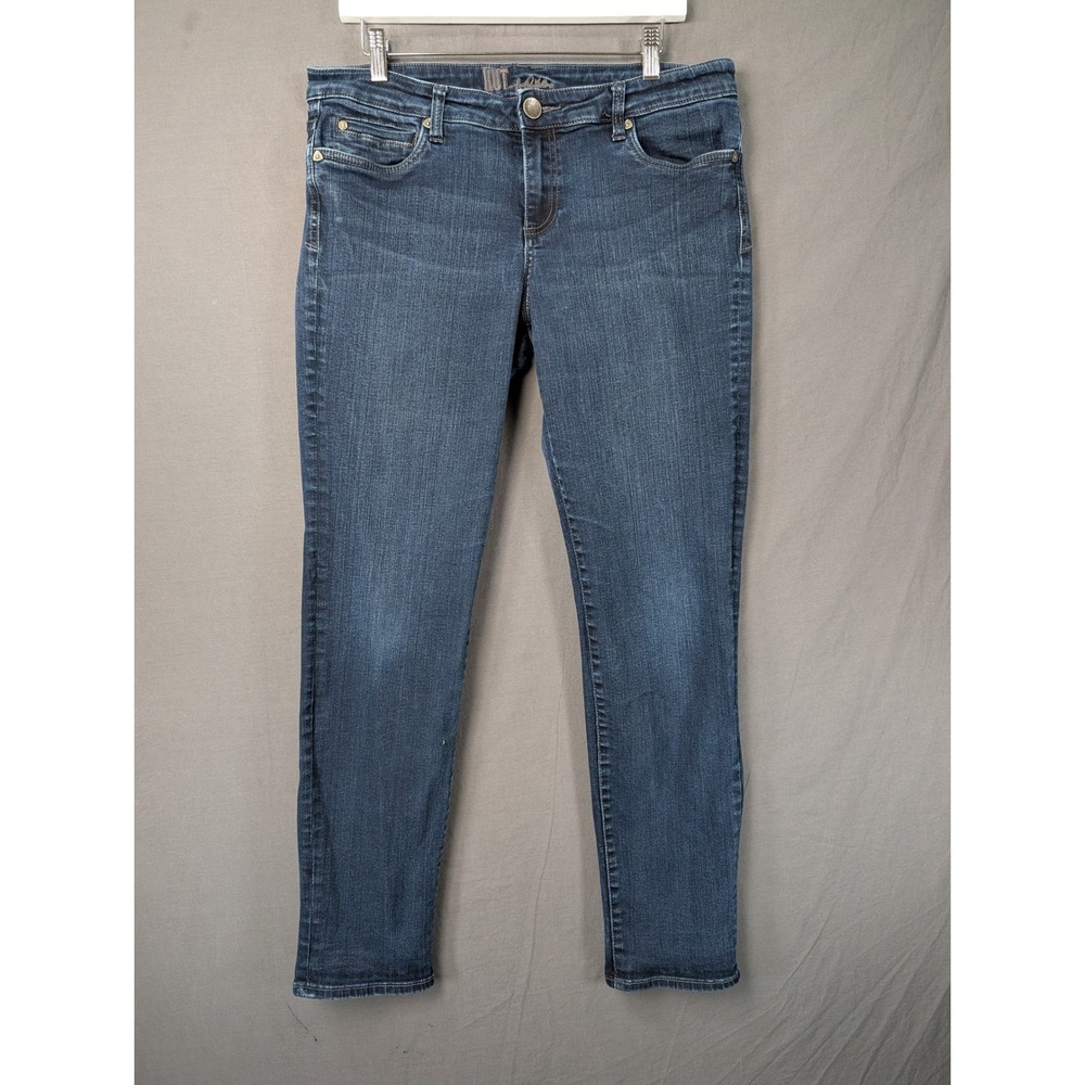 Kut from the Kloth Diana Skinny Jeans Dark Wash Denim Sizeโ 12 Blue